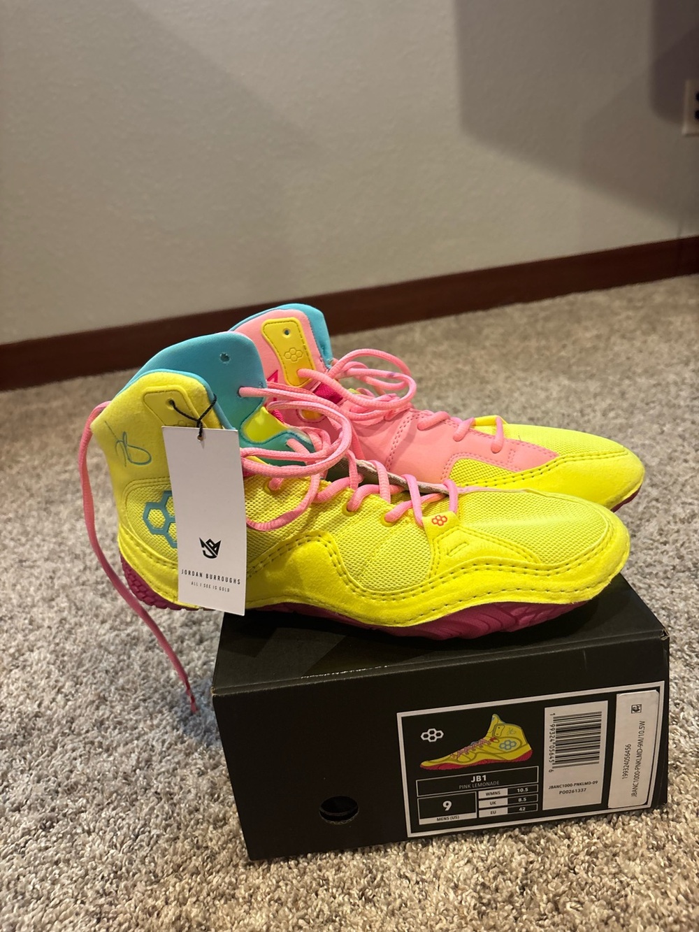 Adult Rudis Pink Lemonade Wrestling Shoes